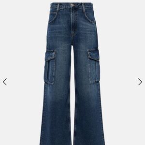 Agolde Dark Blue Flare Jeans